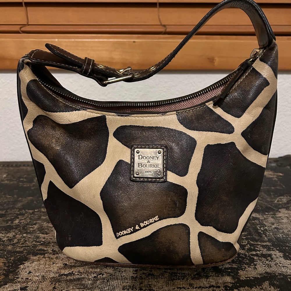 Dooney and Bourke Giraffe Print Purse